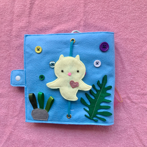 フェルト絵本✴︎sea クラゲ 雑貨・その他 もこも工房 通販 16592647