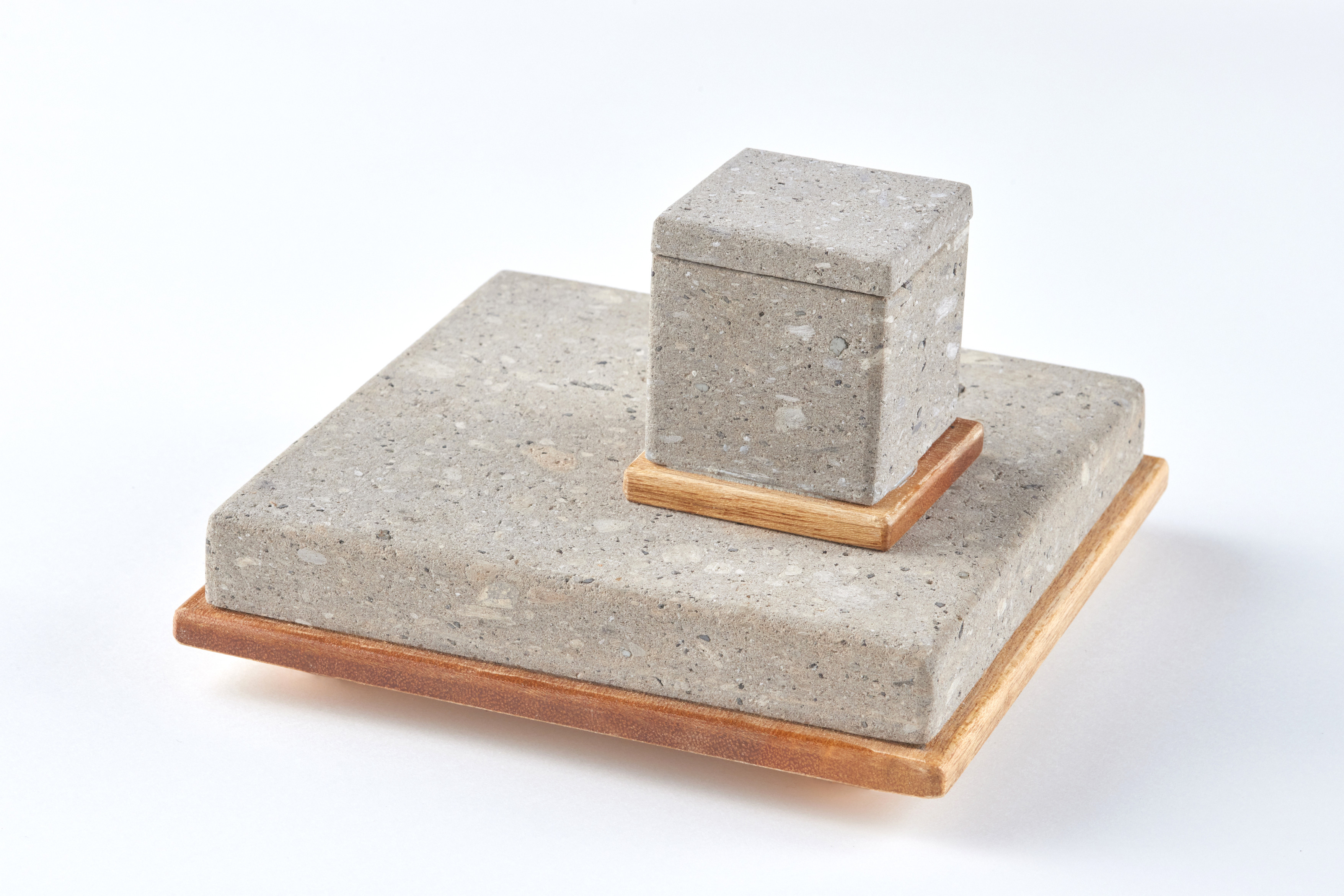 ペット用＊祈りの小舞台＊石の小舞台セット 【手元供養 リビング ミニ仏壇 インテリア 祈りの場】北海道産素材