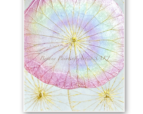 一点もの】オシャレでユニークな蓮の葉ハッピーアート: The