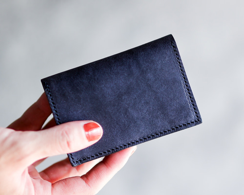 EVISU エヴィス ど根性 ウォレット ミディアム レザー 財布 インディゴ 希少】EVISU エヴィス ど根性ウォレット ミニ財布 インディゴ - メルカリ