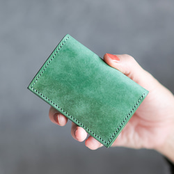 Yohji Yamamoto☆ Compact グリーン 三つ折財布 シンプル Yohji Yamamoto☆ Compact グリーン 三つ折財布 シンプル