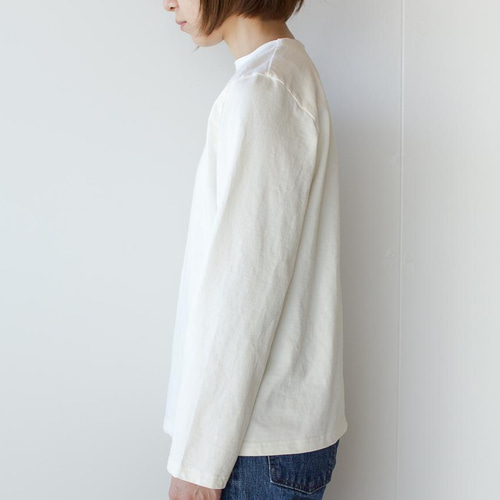 MVSコットン/センターバックT/white size１と2 カットソー FRECKLE