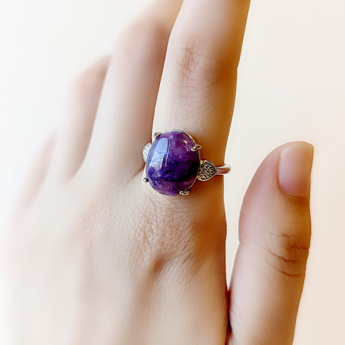 チャロアイト リング 天然石 指輪 天然石 リング アクセサリー 