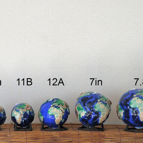 New TopoGlobe-7inches：超立体地球儀&月 その他インテリア雑貨 sgeez