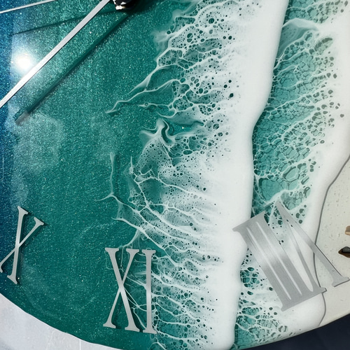 海の壁掛け時計 開店祝い 引越し 癒し 大切な人へのプレゼント アート