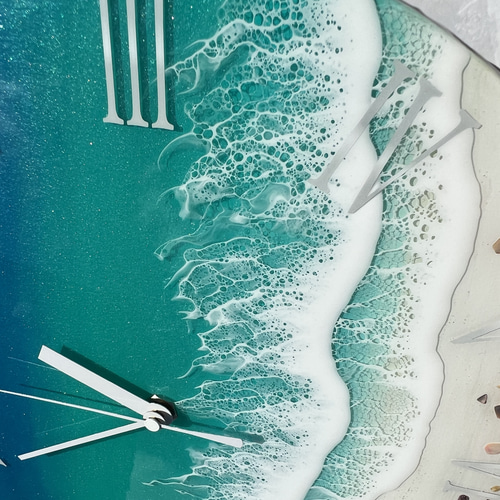 海の壁掛け時計 開店祝い 引越し 癒し 大切な人へのプレゼント アート