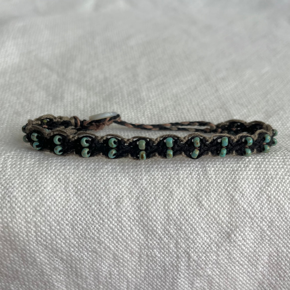 ミサンガ ブレスレット／ネイティブ エスニック ターコイズカラー