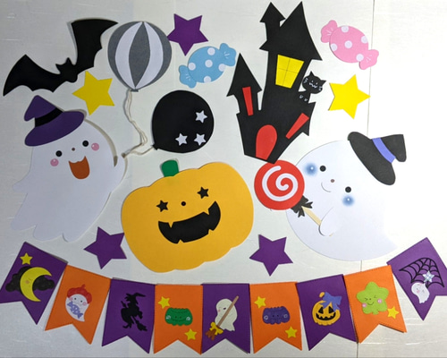 ♥6☆*ハロウィン飾り**☆色々秋飾り*☆♥ Amazon.co.jp: Neiang ハロウィン 飾り 玄関 ウェルカムプレート