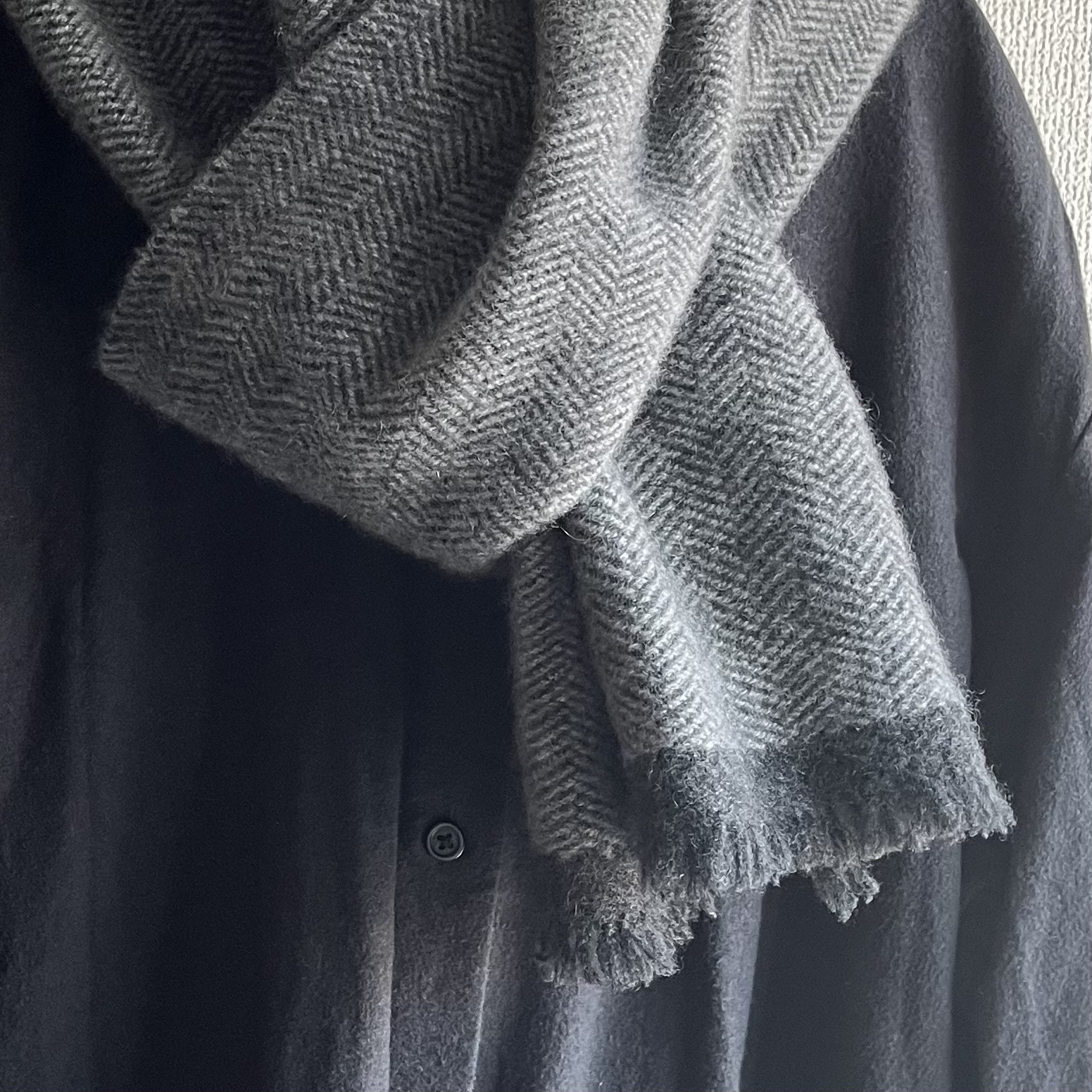 【受注制作御予約】手織りカシミヤマフラー　お好きなデザインでのオーダーメイド(およそ25 x 175 cm)｜詳細画像