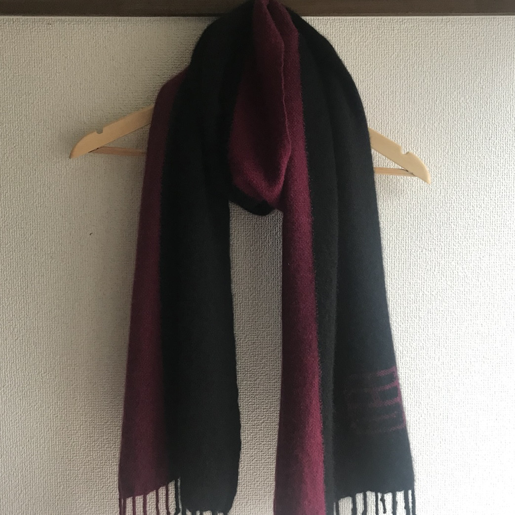 【受注制作御予約】手織りカシミヤマフラー　お好きなデザインでのオーダーメイド(およそ25 x 175 cm)｜詳細画像