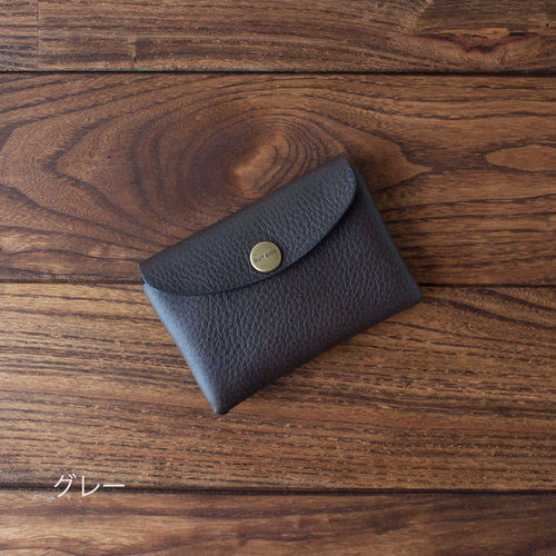 【2023年限定プルアップブラック】コンパクト財布＋きのこキーホルダー キーケース 車 スマートキー ミニ財布 コンパクト 財布 車の鍵