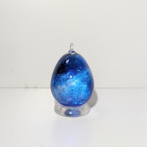 はくとん　　佐竹ガラスの星空ネックレス　レジンネックレス　ハンドメイド はくとん 佐竹ガラスの星空ネックレス レジンネックレス