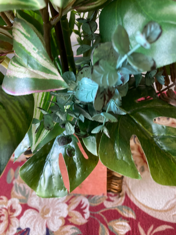 光触媒　人工観葉植物　ウォールグリーン　フェイクグリーン　バリ風マッサンptj 7枚目の画像