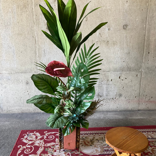 光触媒　人工観葉植物　ウォールグリーン　フェイクグリーン　バリ風マッサンajt 光触媒 人工観葉植物 ウォールグリーン フェイクグリーン バリ風