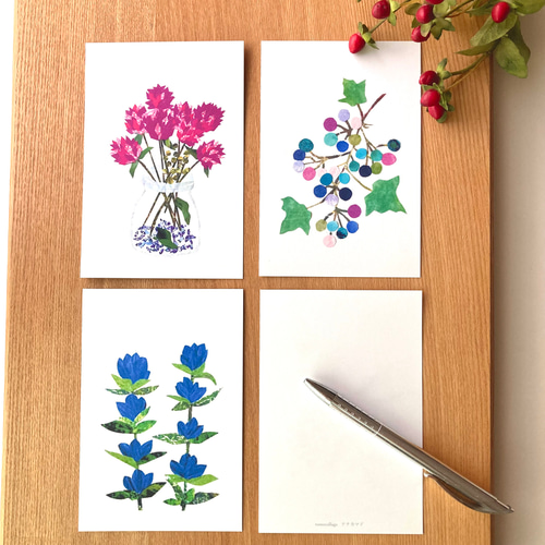 10月頃の花ポストカードセット ポストカード tomocollage 通販 10月頃の花ポストカードセット ポストカード tomocollage 通販