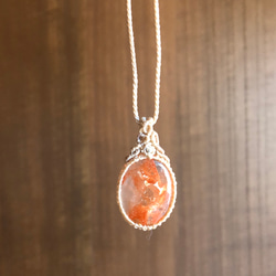 ヘマタイトインクォーツのマクラメネックレス ヘマタイトインクォーツのマクラメ編みネックレス⭐︎ ネックレス