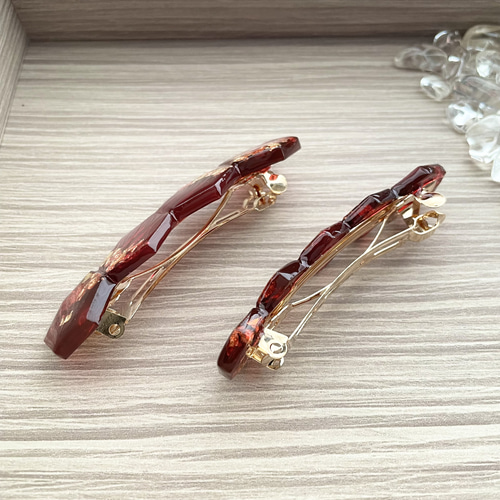 秋のバレッタ ヘアクリップ 楽天市場】【ゆうパケットOK】バレッタ ヘアクリップ ヘア