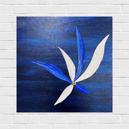 A-192/24】抽象画 風景画 夜空 絵画 キャンバス 真作 インテリア 作品