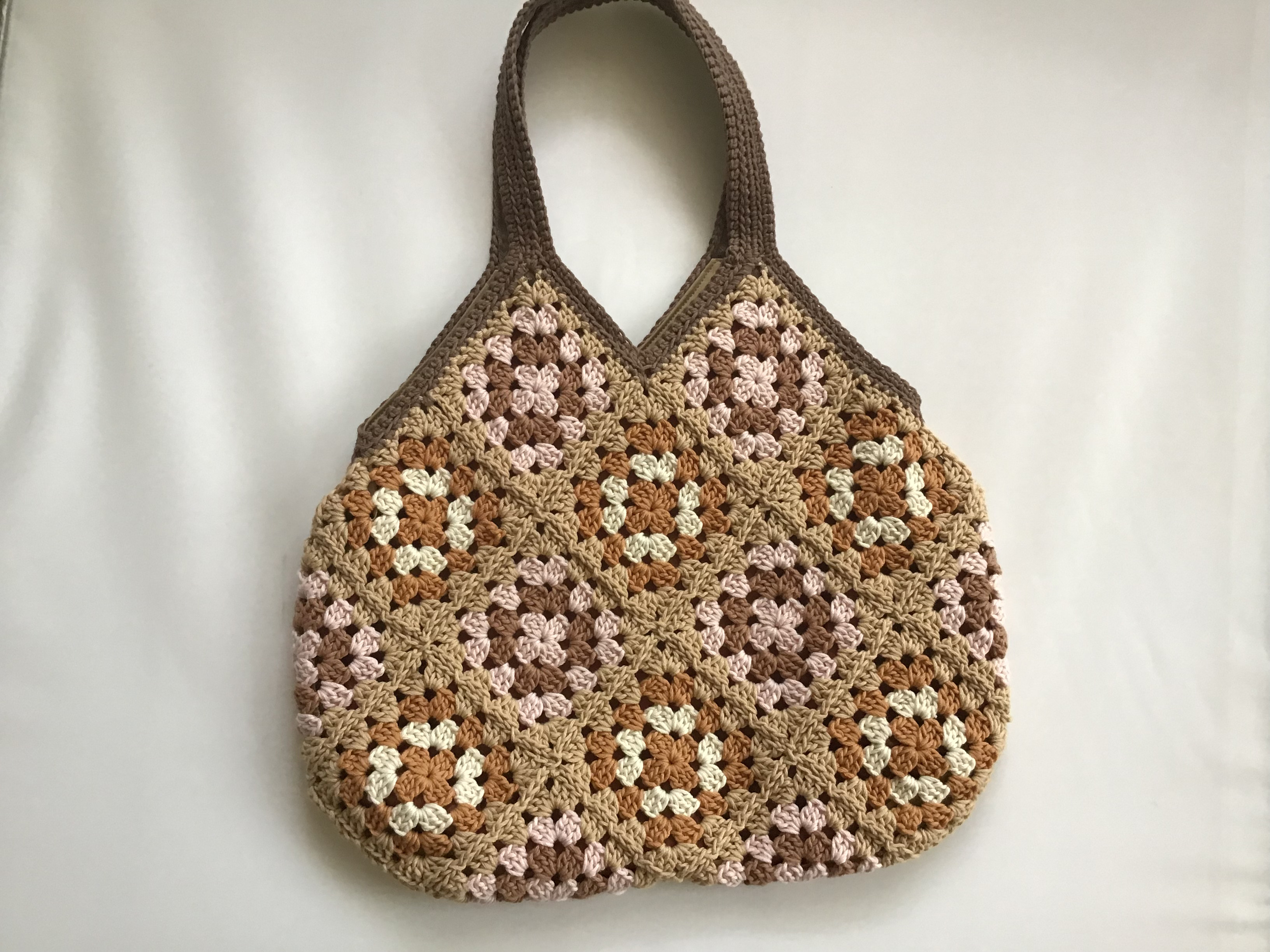 【公式】アクセサリーの激安通販 かすみ草 　〔No.211〕ハンドメイド＊グラニーバッグ ハンドバッグ