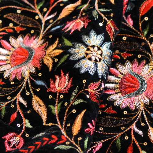 ラディアル　黒ベルベット ベドジャン 日本刺繍 刺繍ワッペン JAPAN(文字)・紺 - プロギアショップ トルーパーズ