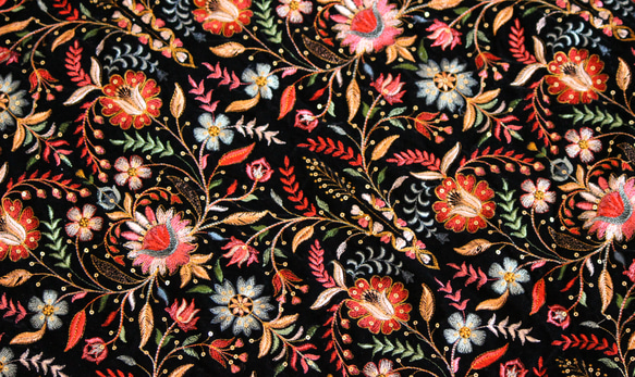 刺繍入りベルベットジャケット ルースイソンブラ/LUZ e SOMBRA 中綿ジャケット/FD ONE INNER