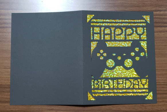 ゲーム コントローラー 誕生日カード [HAPPY BIRTHDAY] 3枚目の画像