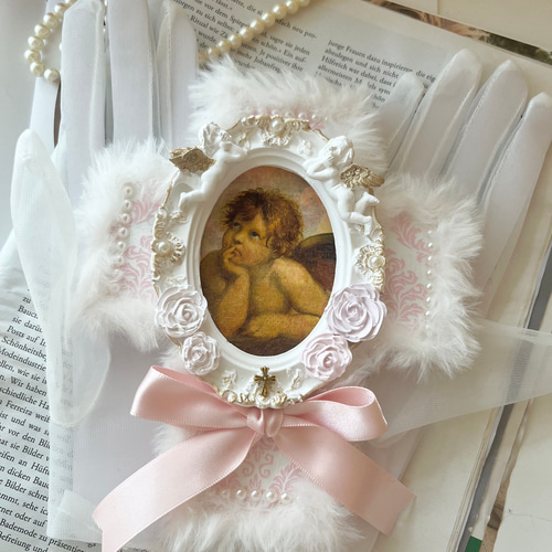 人気商品！ロココ調ミラー（天使） 【公式通販】