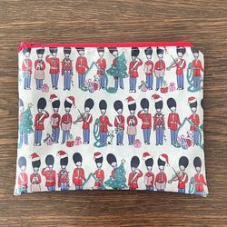 キャスキッドソン ハンドメイド クリスマス ナイロンポーチ 兵隊さん