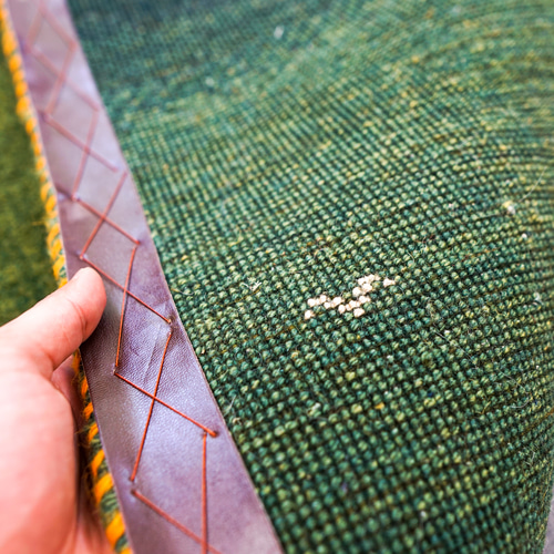 120×80cm 【ペルシャ絨毯 手織りギャッベ】アマレ族ギャッベ ギャベ 