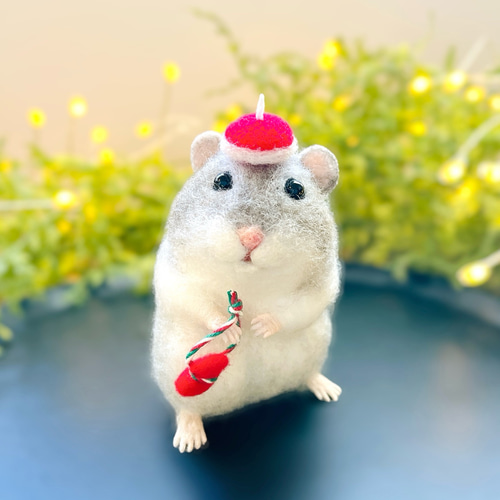羊毛フェルト ハムスターの通販 | iichi 日々の暮らしを心地よく