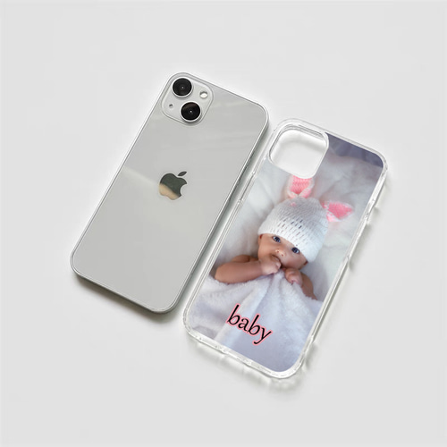 写真切り抜き&名入れスマホケース おまかせ オリジナルソフトケース 