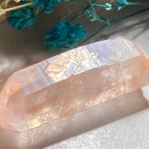 レインボー✨レムリアンシードクリスタル ピンク ピンク