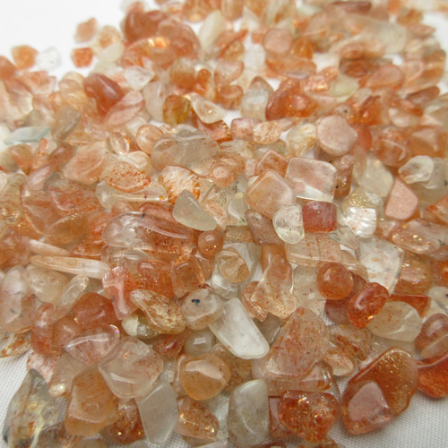 フェルドスパーサンストーンさざれ】/size(約5㎜〜約10㎜)/1set(50g