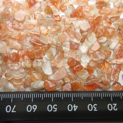 フェルドスパーサンストーンさざれ】/size(約5㎜〜約10㎜)/1set(50g