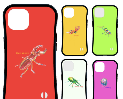 iPhone - カブトムシさま Amazon.co.jp: カブトムシ 昆虫柄 総柄 携帯カバーiPhone SE 第2