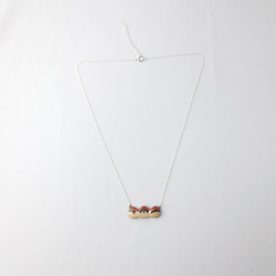 鈴なりスズメ 漆ネックレス（sv） 4枚目の画像