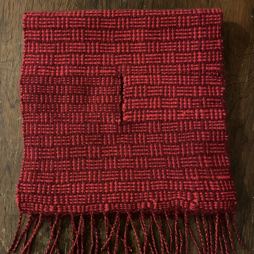 受注制作ご予約】ミニサイズ 手織りカシミヤマフラー お好きなデザイン