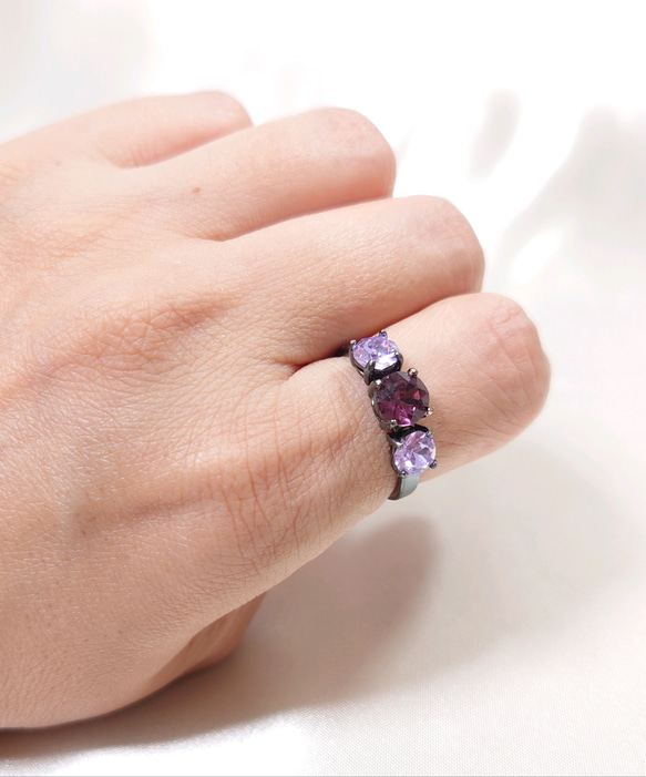 ☆オーストリアの美しいクリスタルオープンリング☆調整可能