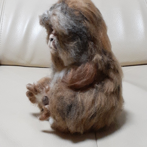 羊毛中国の猿 羊毛フェルト Kingこうた 通販 16596590｜Creema