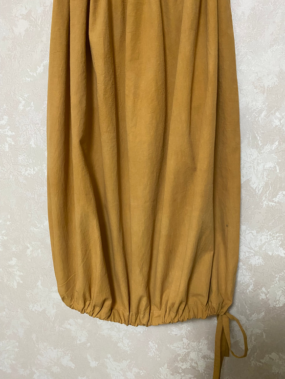 草木染めのスカート(リボン) 7枚目の画像