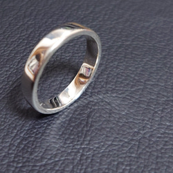 【3ちゃん。様専用】シンプルリング 幅厚め 22号 SV958無垢 銀指輪 ブリタニアシルバー 5枚目の画像
