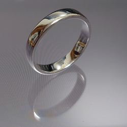 【3ちゃん。様専用】シンプルリング 幅厚め 22号 SV958無垢 銀指輪 ブリタニアシルバー 3枚目の画像