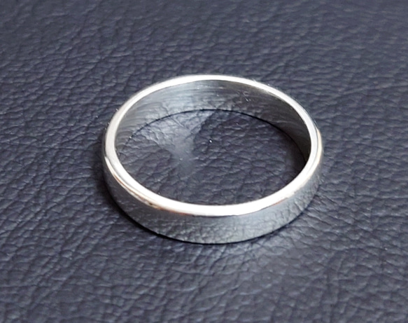 【3ちゃん。様専用】シンプルリング 幅厚め 22号 SV958無垢 銀指輪 ブリタニアシルバー 4枚目の画像