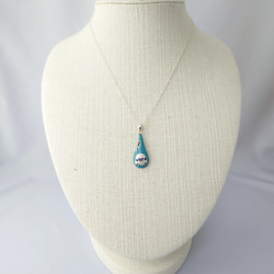 セキセイインコ(銀)漆ネックレス(sv) 5枚目の画像