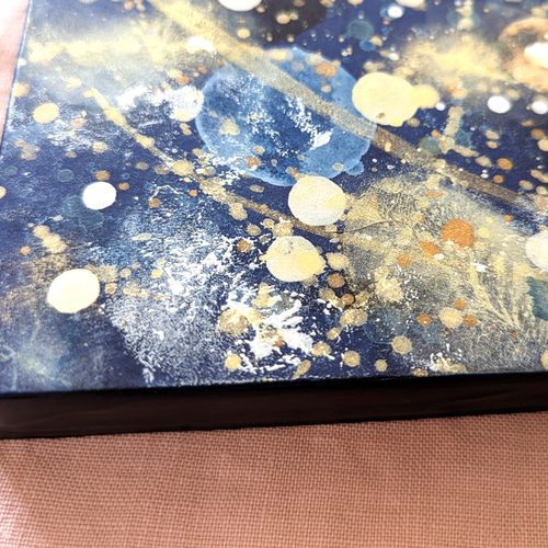 エツコまま様専用 アクリル画 原画 「星降る夜のクリスマス04