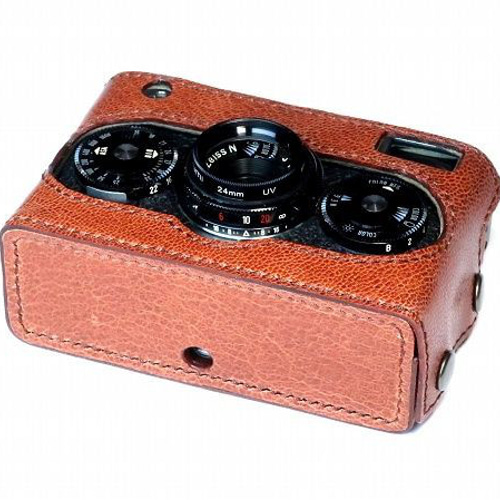 ローライ35用 カメラケース 本革 ブラウン #130 カメラケース・カメラ