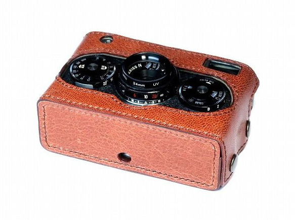 ローライ35用 カメラケース 本革 ブラウン #130 5枚目の画像