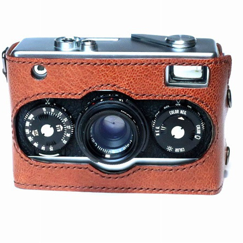 Rollei 35 T ローライ カメラ ヴィンテージ　純正ケース付 ローライ35用 カメラケース 本革 ブラウン #130 カメラケース・カメラ