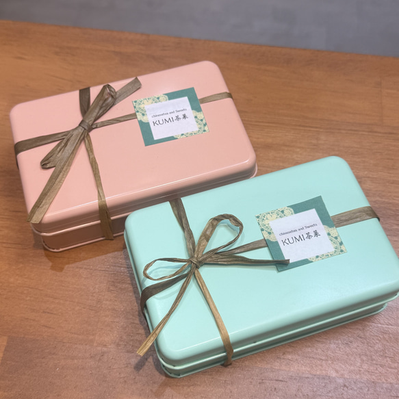 出産祝いや内祝、ジェンダーリビールに＊出産祝いアイシングクッキー缶 3枚目の画像