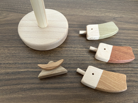 こどもの日　こいのぼり　出産記念日　こどもの日記念プレート　ちょこっとこいのぼり　2個セット 3枚目の画像